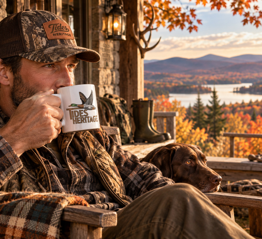 Winter Mallard Ceramic Coffee Mug