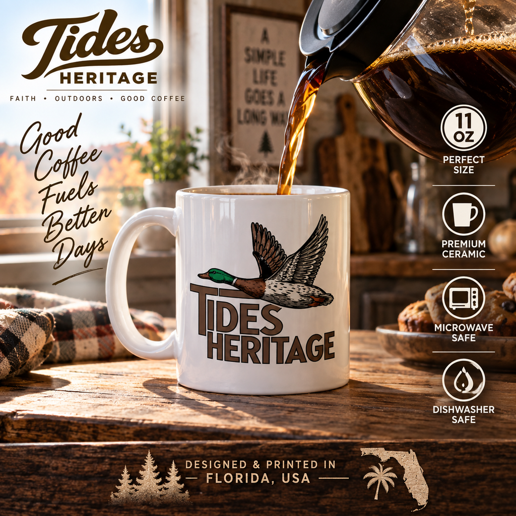 Winter Mallard Ceramic Coffee Mug