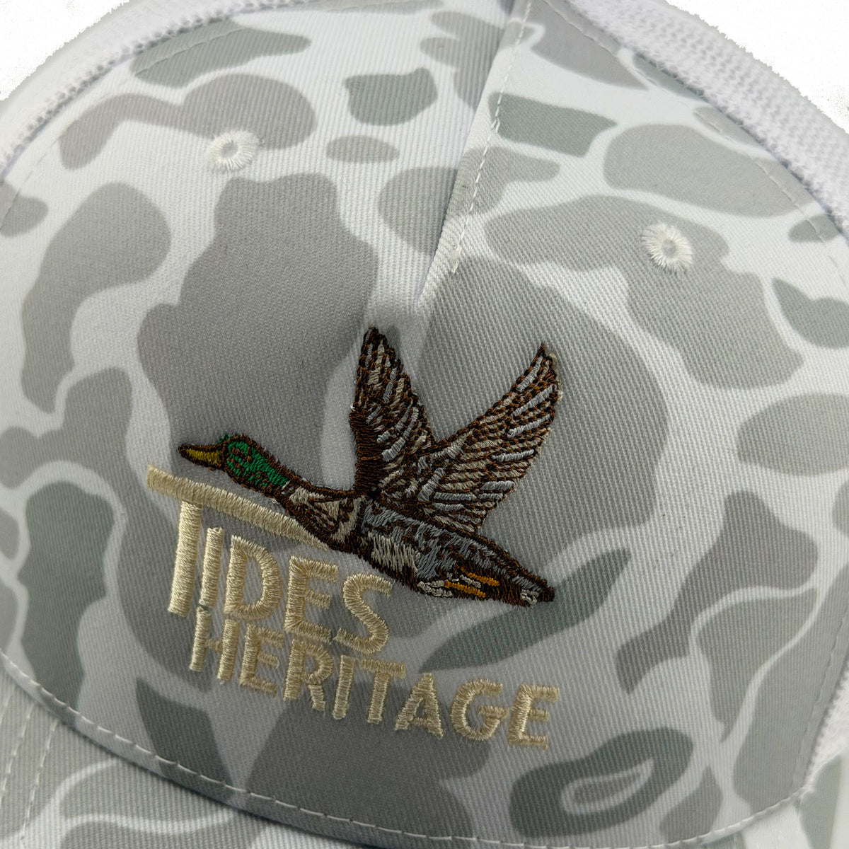 Winter Mallard Duck Camo Hat