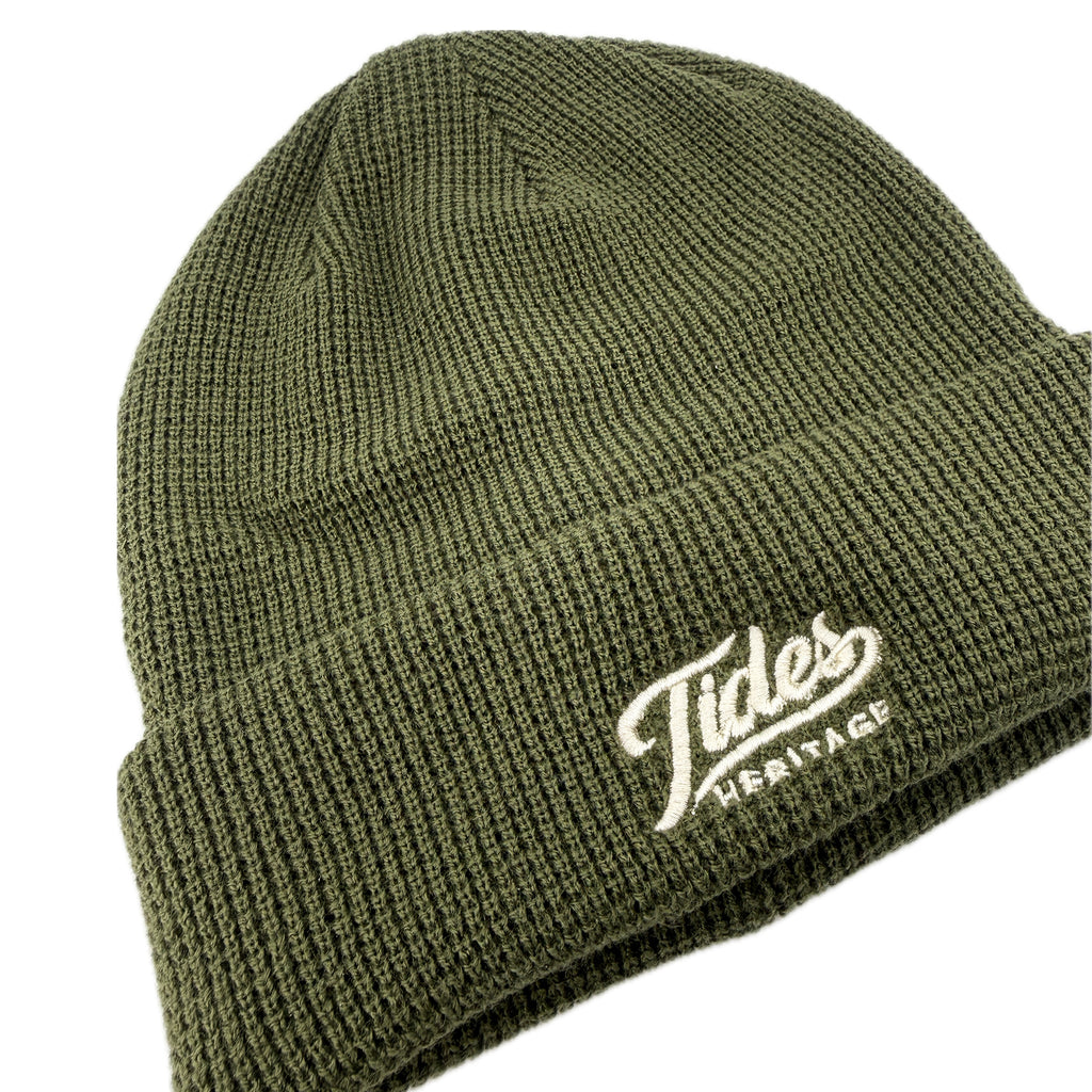 Heritage Waffle Beanie Storm Grey