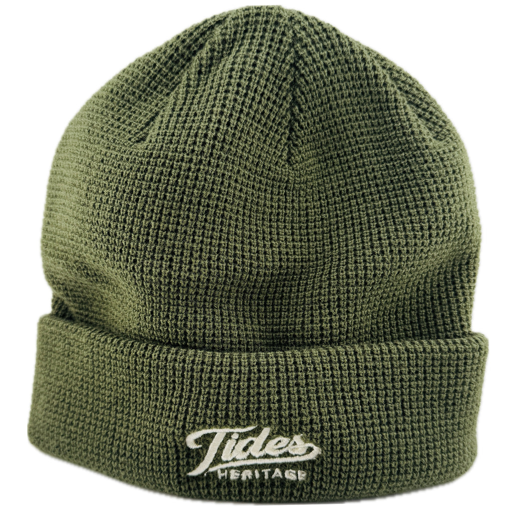 Heritage Waffle Beanie Storm Grey