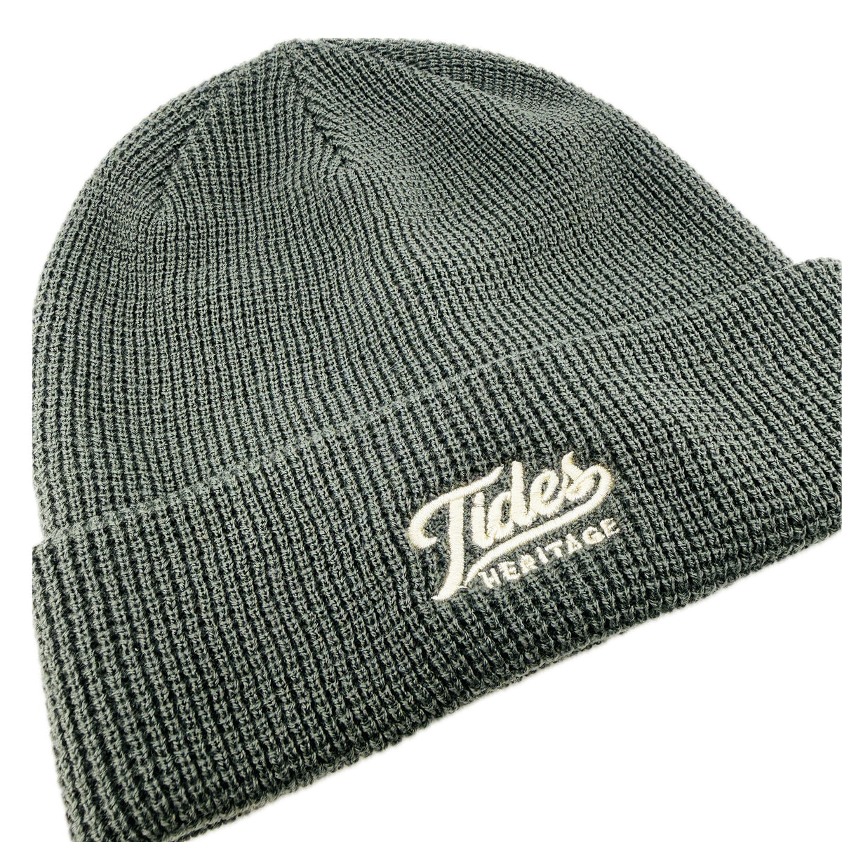 Heritage Waffle Beanie Storm Grey